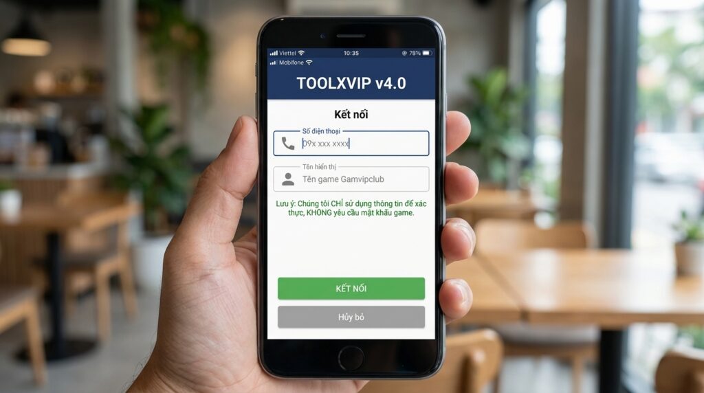 Toolxvip 2026: Hướng dẫn cài đặt & Cách soi cầu bao thắng (Miễn phí) 3 Giao diện đăng nhập và kết nối hệ thống toolxvip